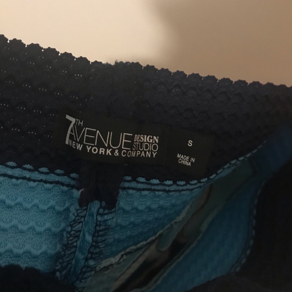 NY&CO Blue striped bandage skirt - Picture 3 of 3